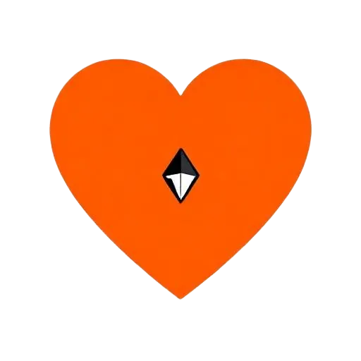 Stylised heart drawn from vector paths, marking the call for volunteers